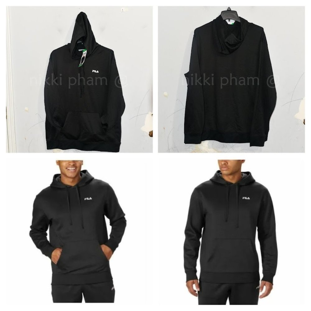 FILA Men’s Performance Hoodie black